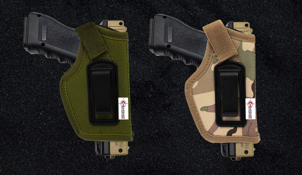 Different types of pistol holsters